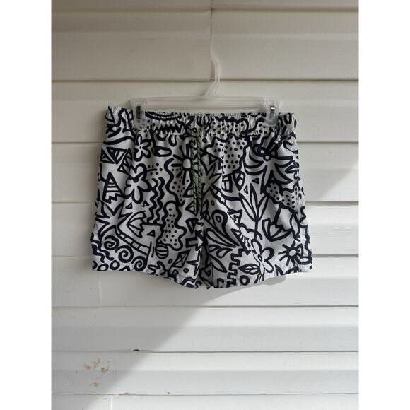 ASOS Men’s Swim Trunks Aztec Beach Mayan Theme Size Medium Shortie - Picture 1 of 12